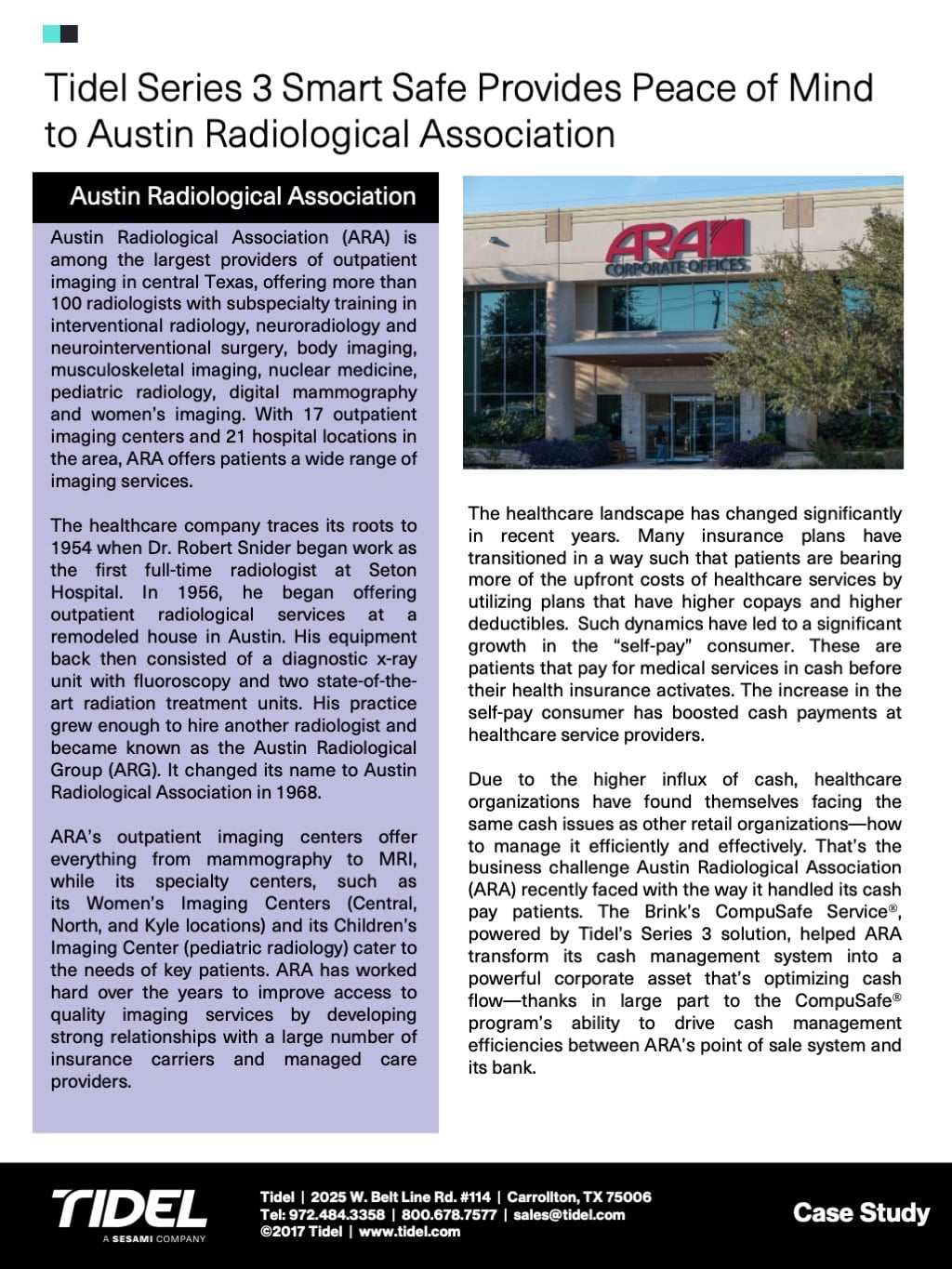 Case Study – Austin Radiological Association
