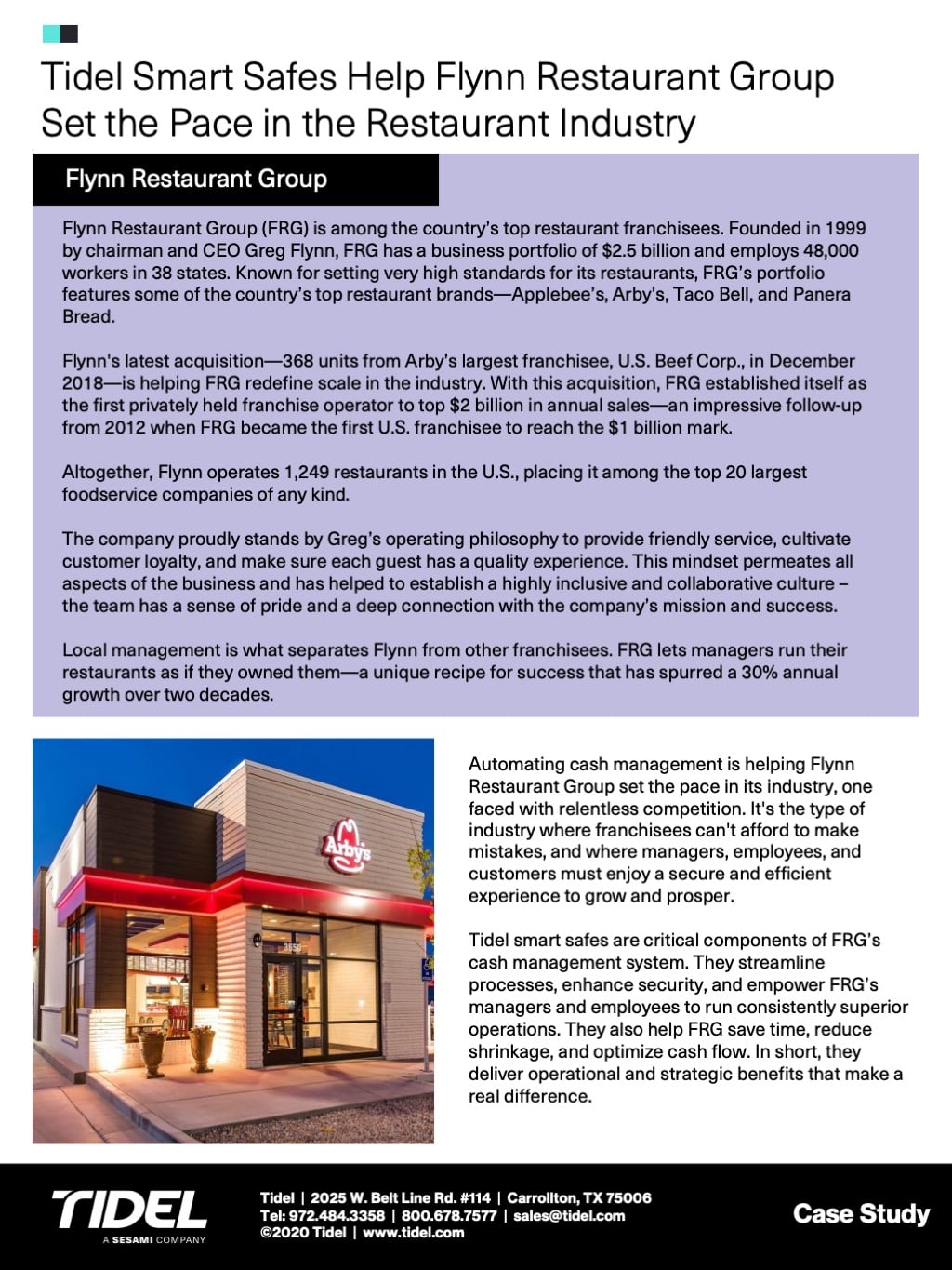 Case Study – Flynn Restaurant Group