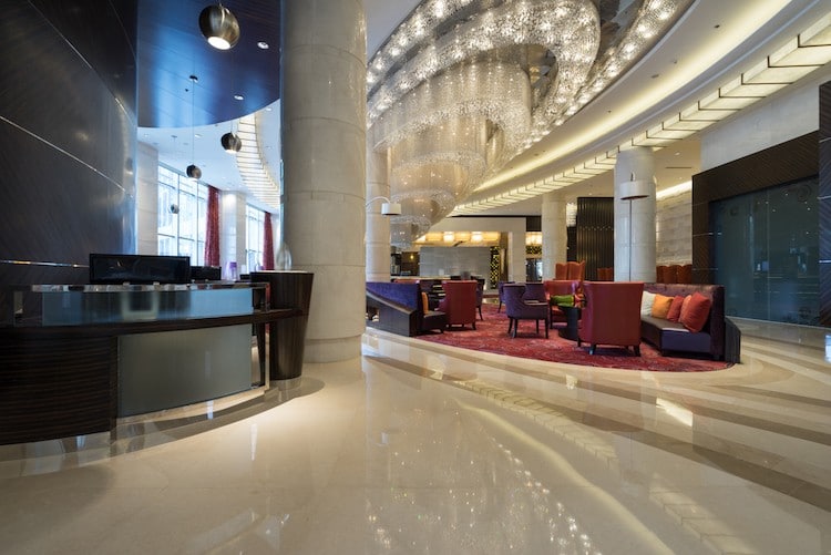 Image of Hotel Lobby Representing Cash in Hotels /Hospitality