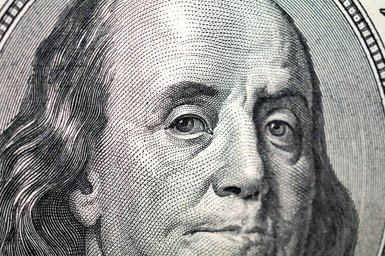 Image of Closeup of Dollar Bill