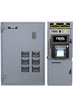 Image of Tidel Series 4e Smart Safe with Bulk Coin and Note Dispenser
